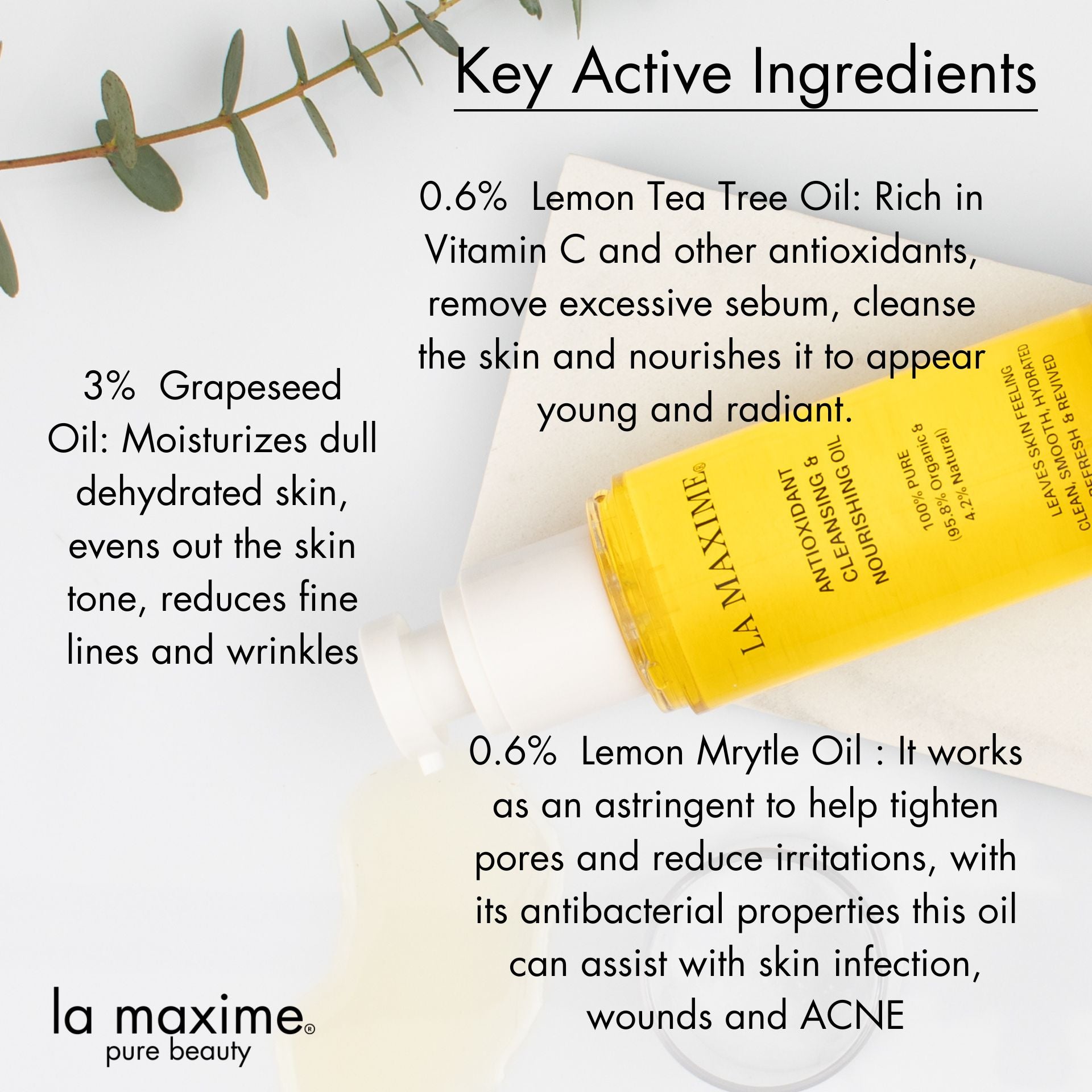 Cleansing Oil Key active ingredients