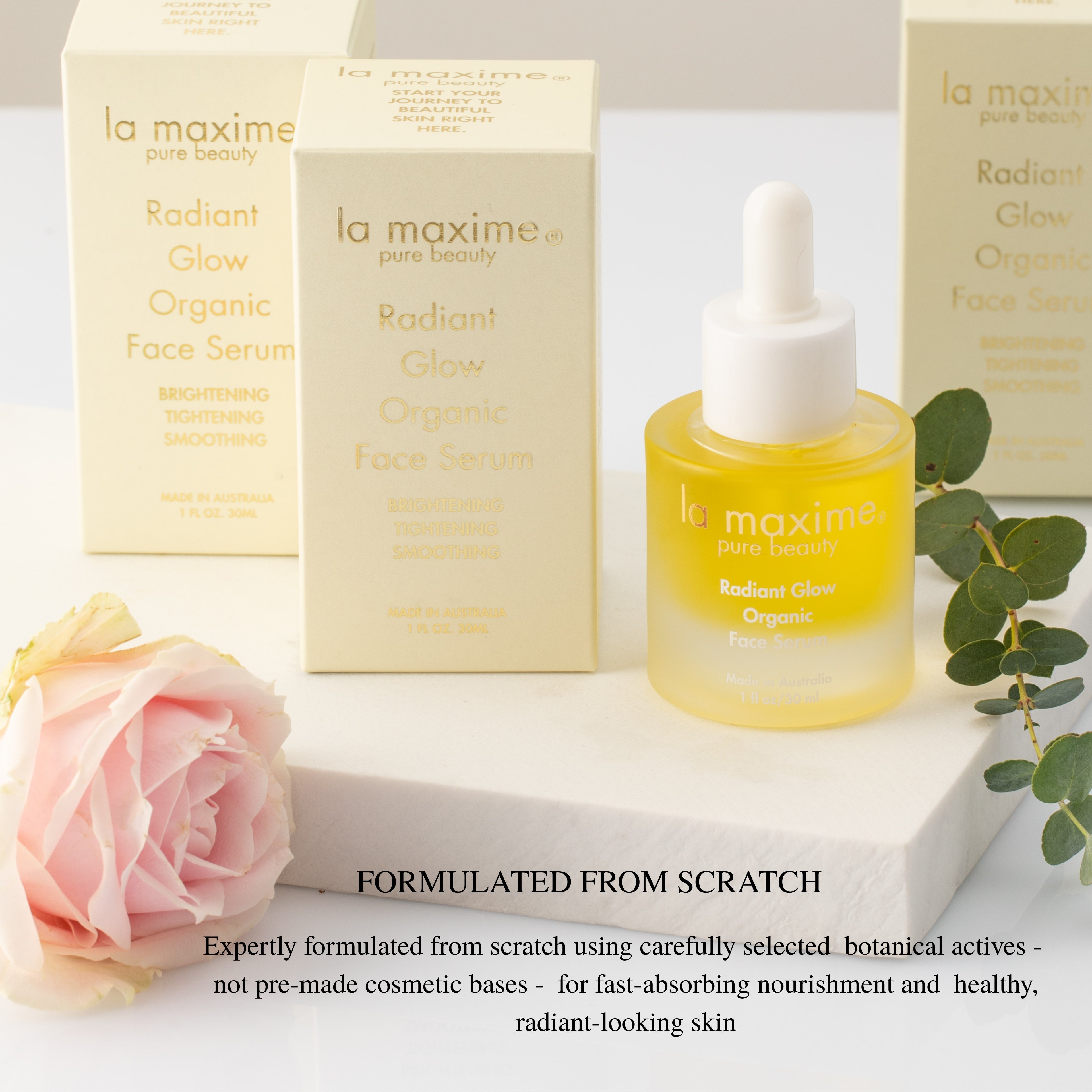 Radiant Glow Organic Face Serum – LA MAXIME