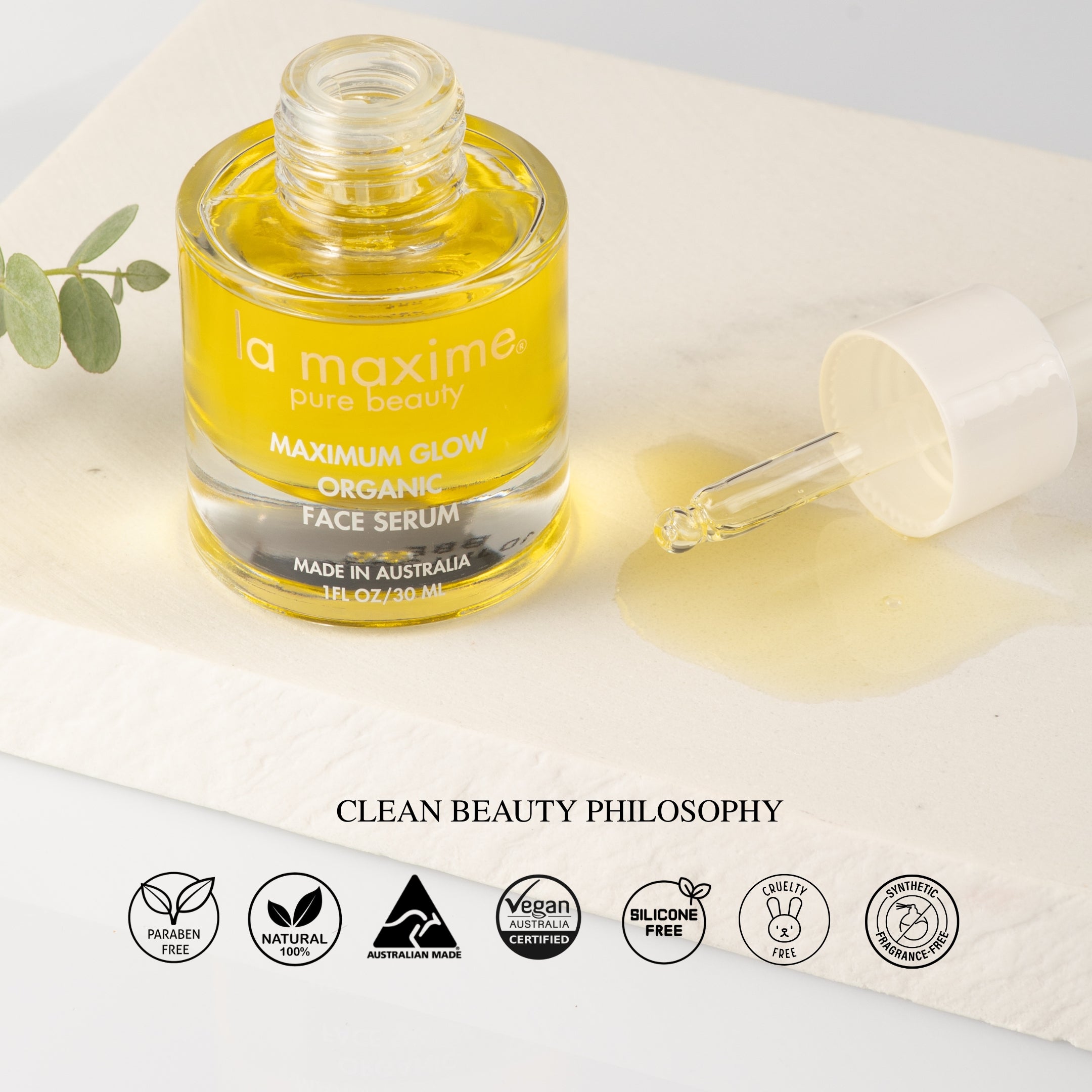 Deep Hydration Serum for Mature Skin Over 50 | Maximum Glow Serum