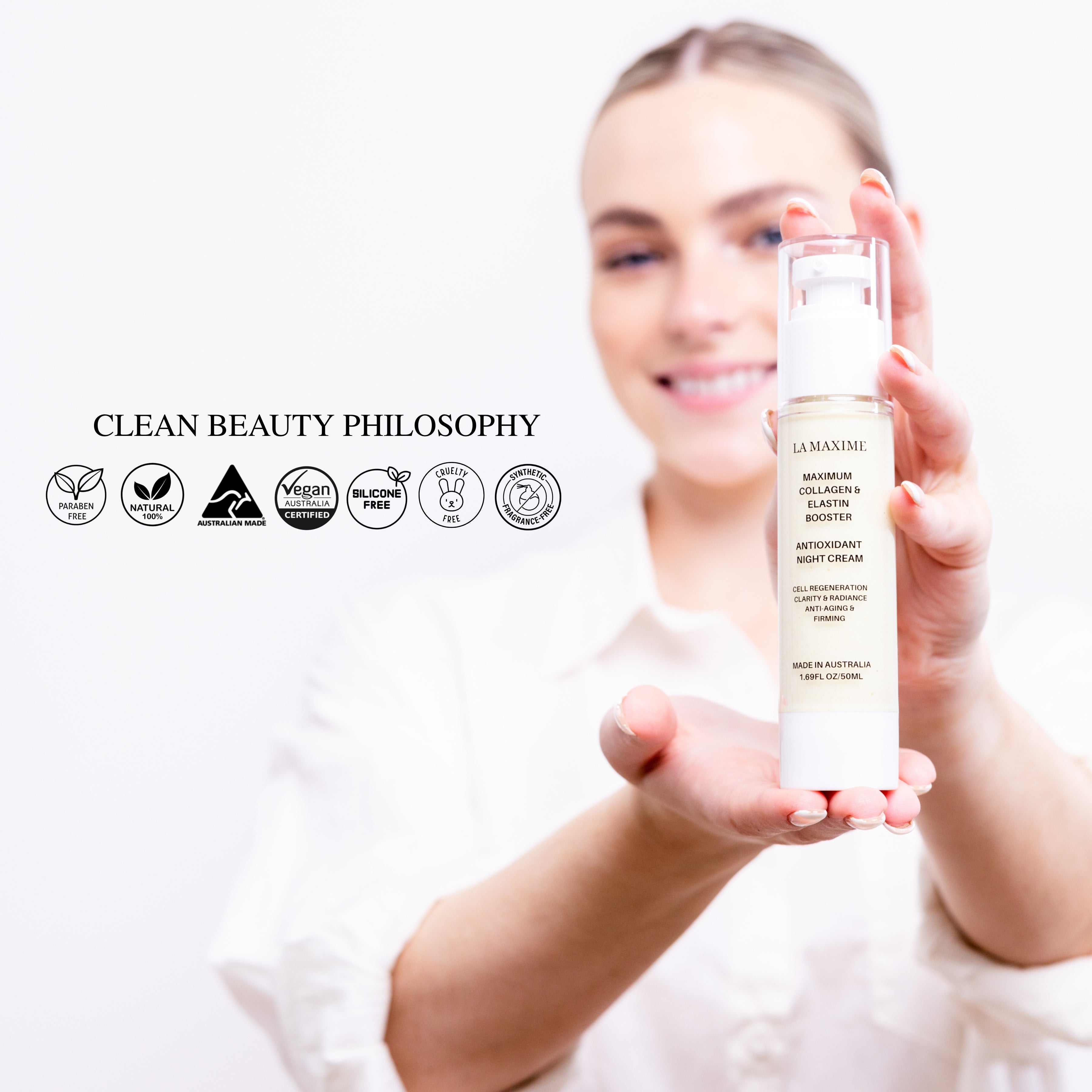 Maximum Collagen & Elastin Booster Antioxidant Night Cream