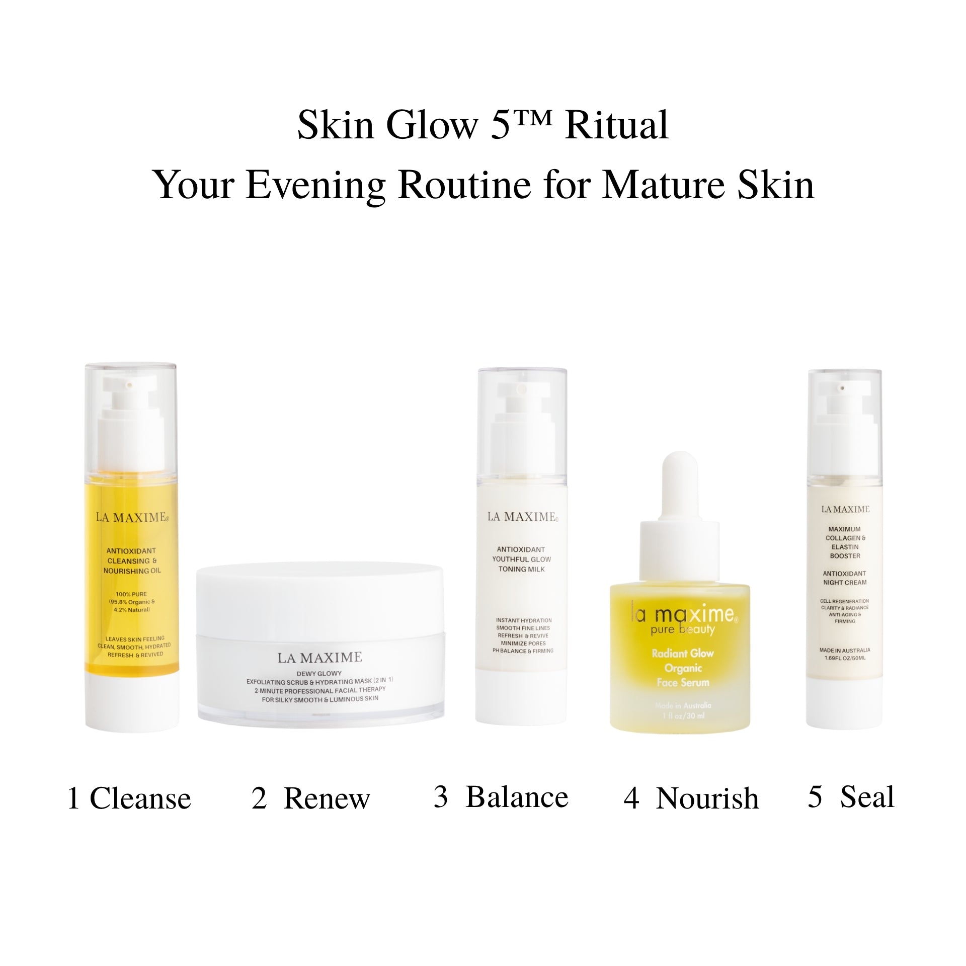 Best Night Cream for Mature Skin Over 50 | Deep Repair & Firming – LA MAXIME