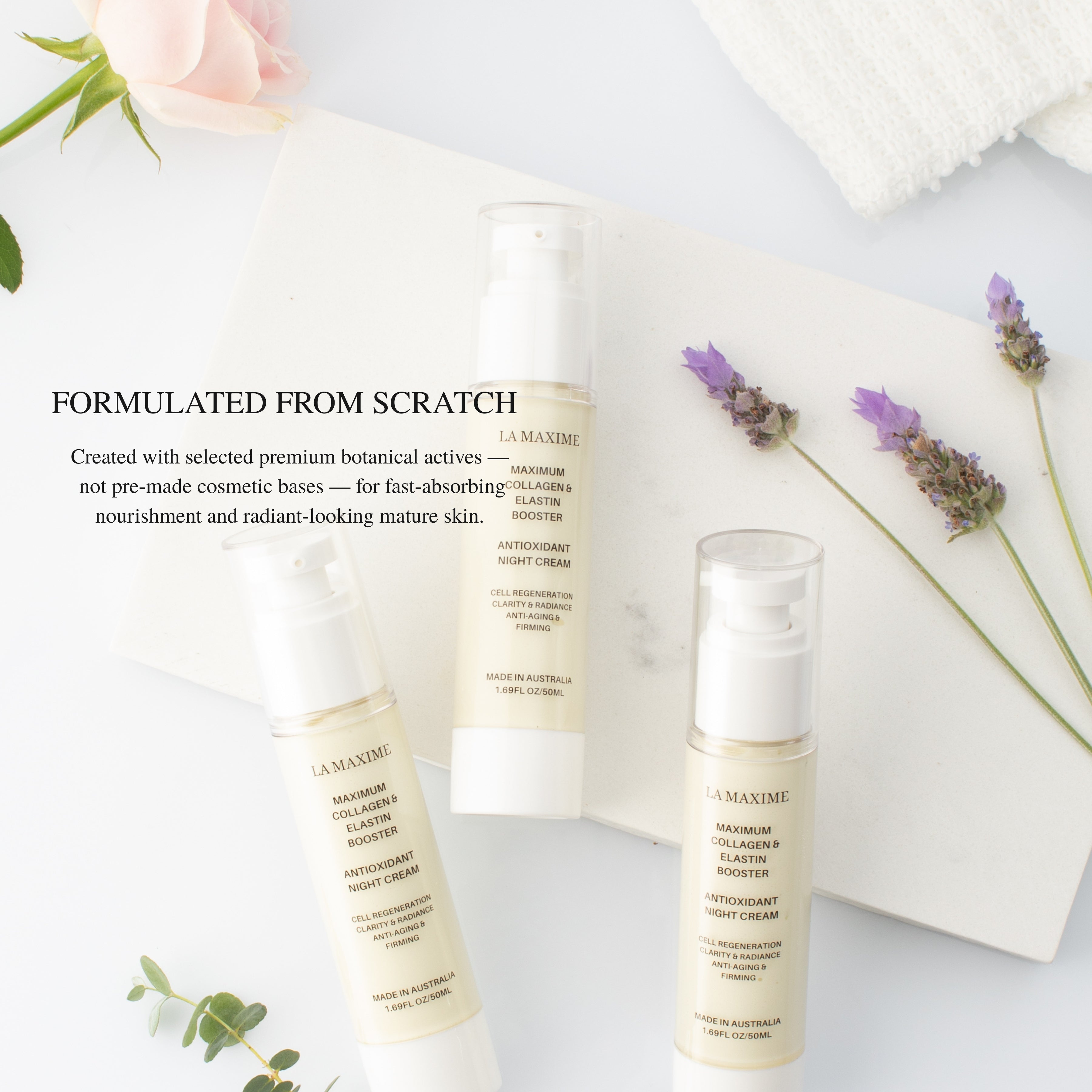 Maximum Collagen & Elastin Booster Antioxidant Night Cream