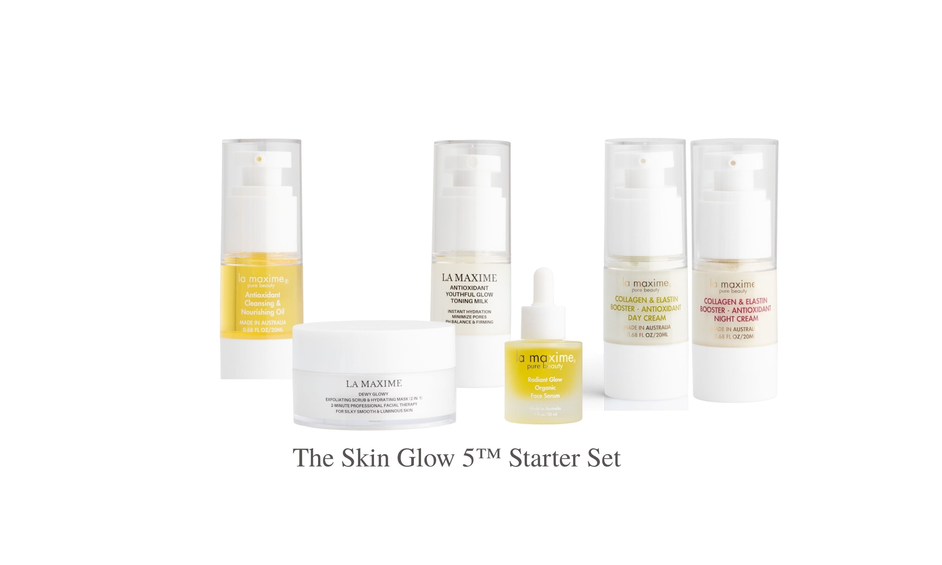 Skincare Routine for Mature Skin Over 50 | Skin Glow 5™ Ritual Set