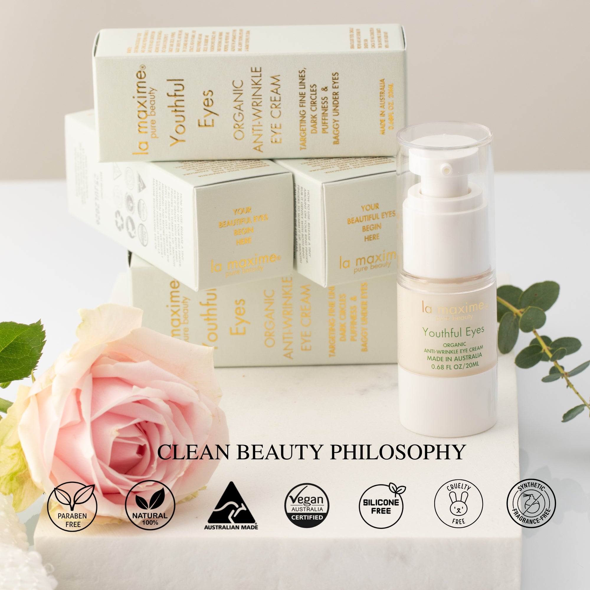 Youthful Eyes Organic Anti-Wrinkle Eye Cream