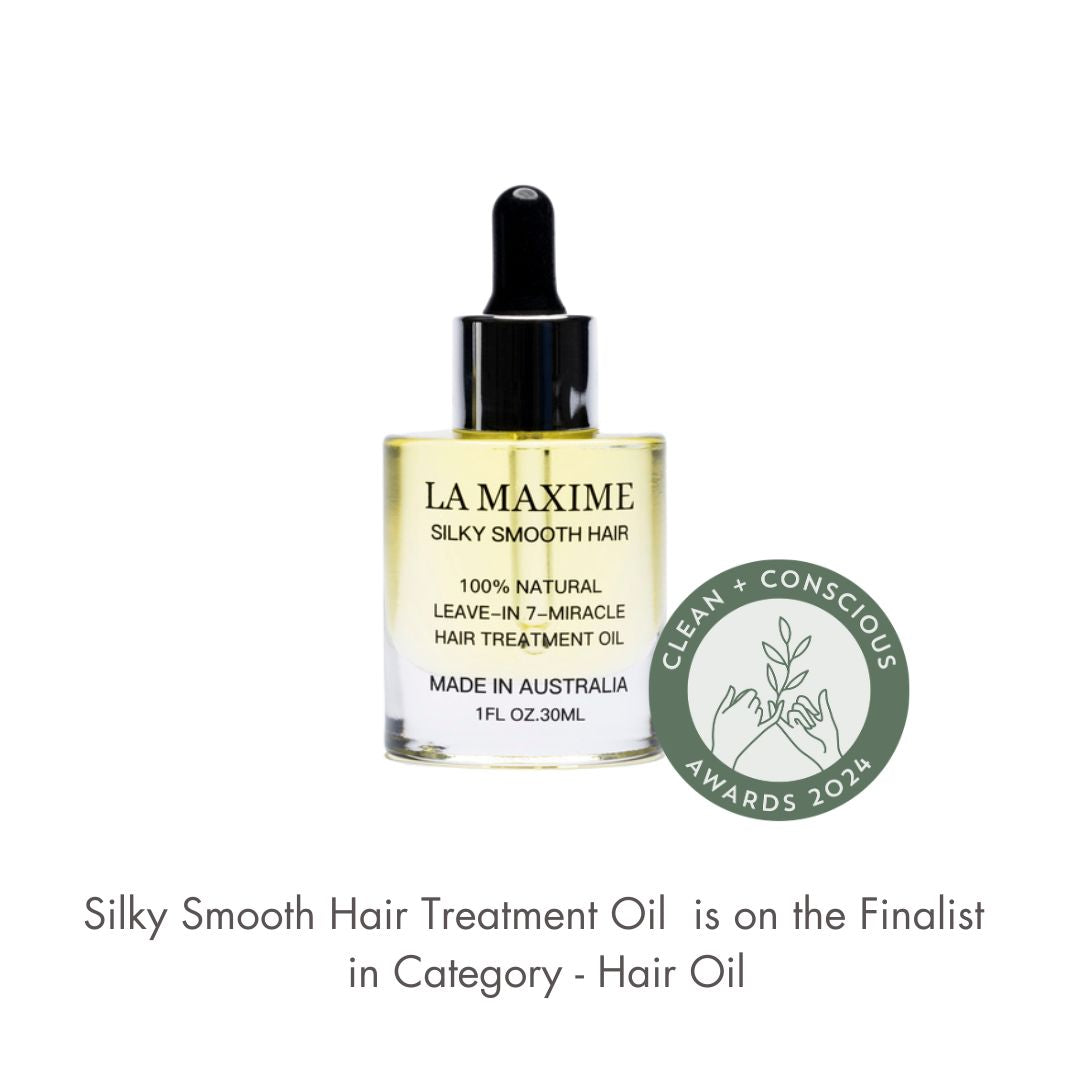 Silky Smooth Hair 100% Natural Leave-in 7-Miracle Hair Treatment Oil for dry, frizzy hair