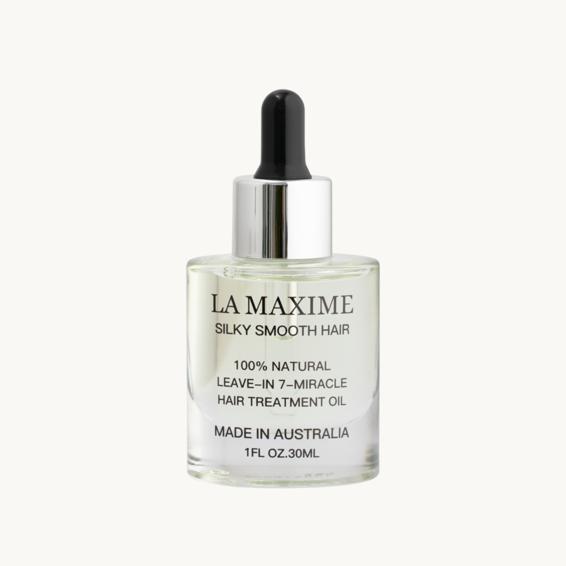 SILKY SMOOTH HAIR 100% NATURAL LEAVE-IN 7-MIRACLE HAIR TREATMENT OIL FOR DRY, FRIZZY HAIR