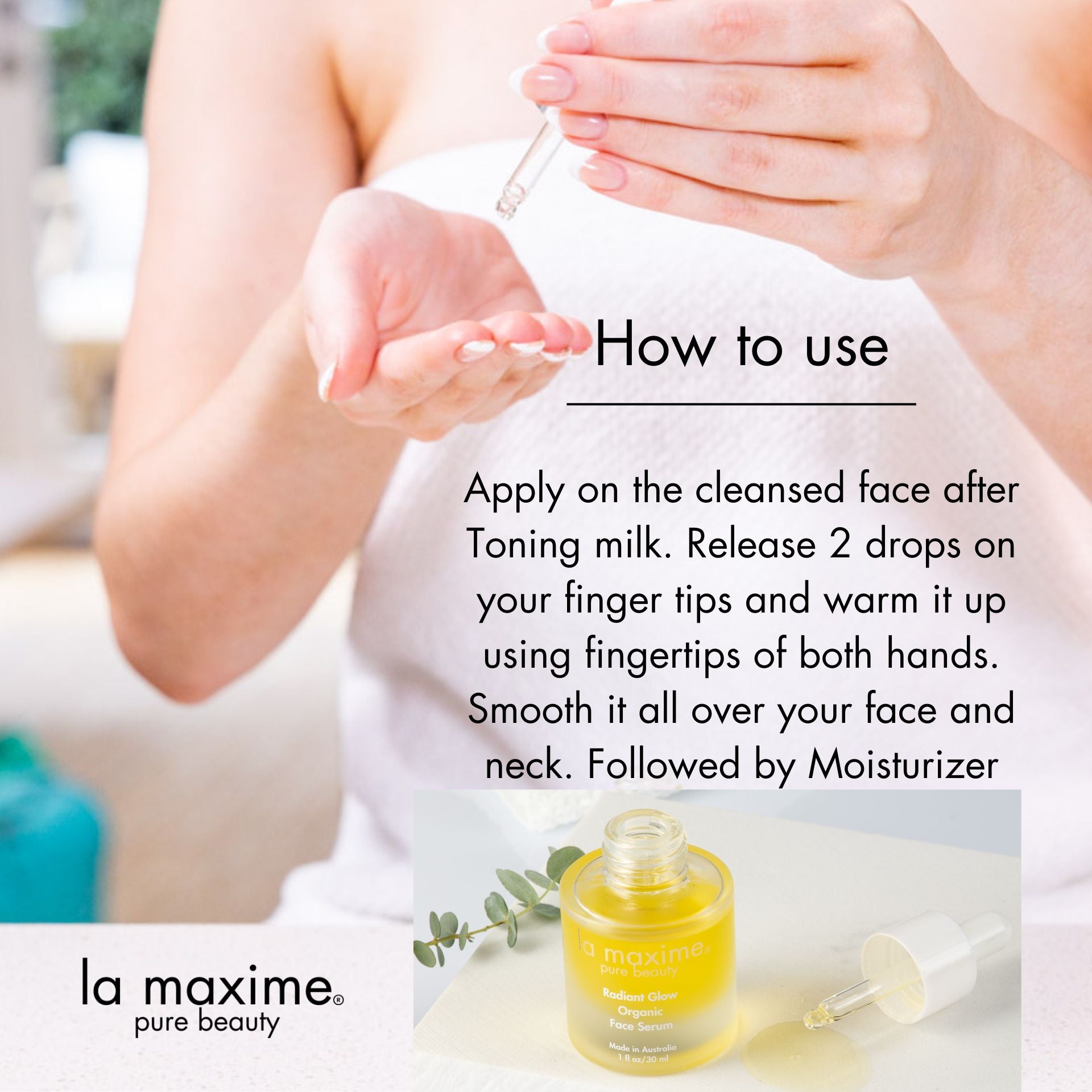 RADIANT GLOW ORGANIC FACE SERUM