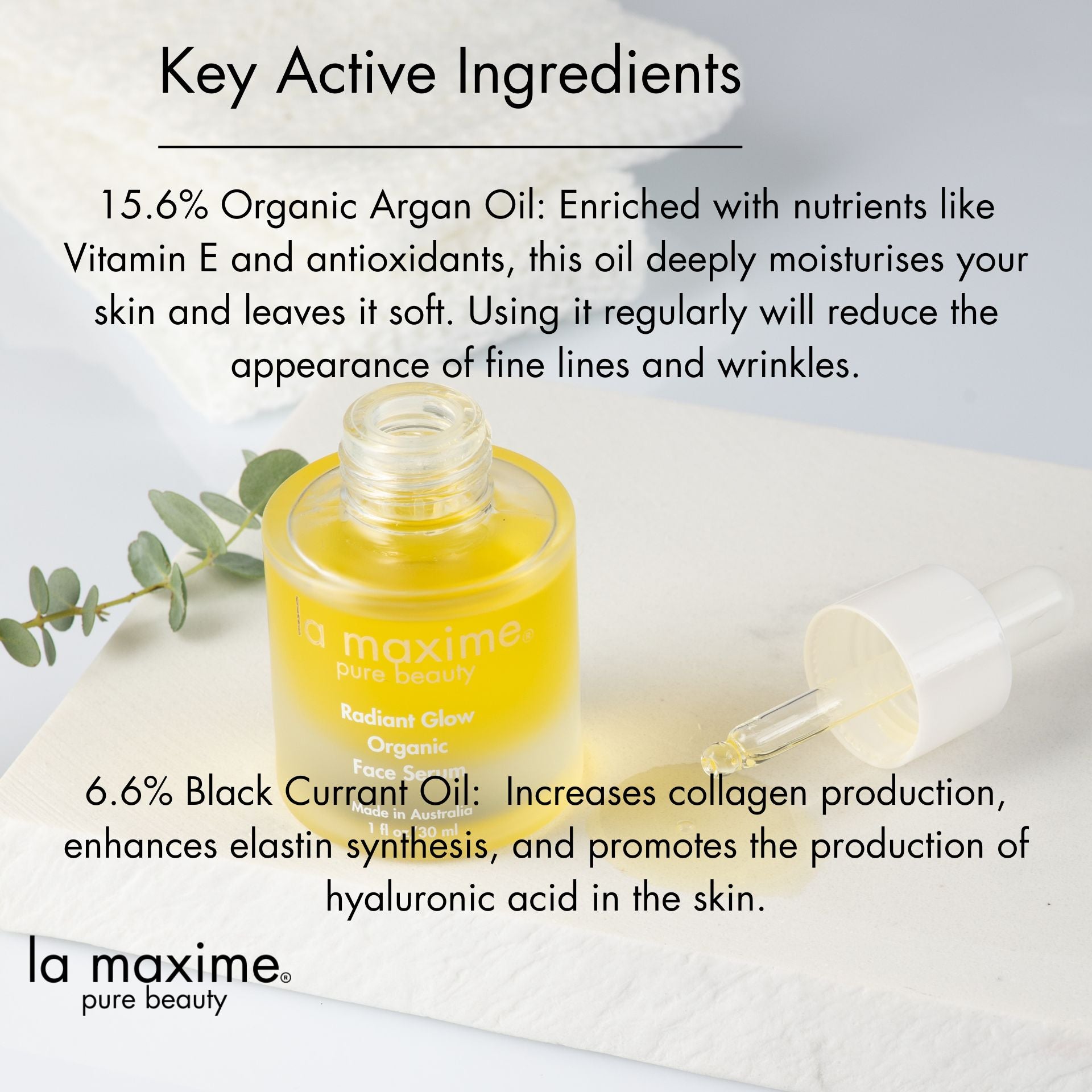 RADIANT GLOW ORGANIC FACE SERUM