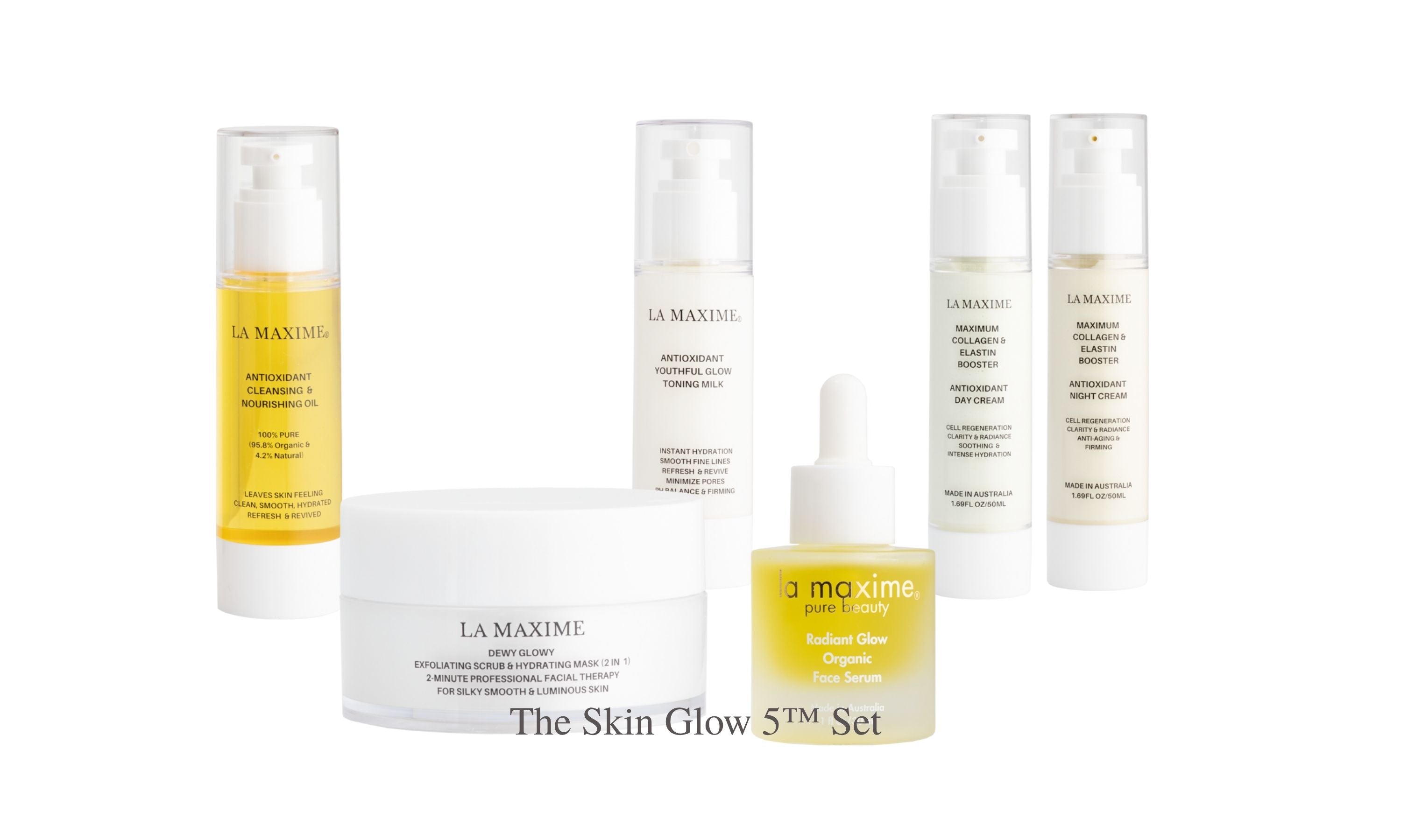 Skincare Routine for Mature Skin Over 50 | Skin Glow 5™ Ritual Set