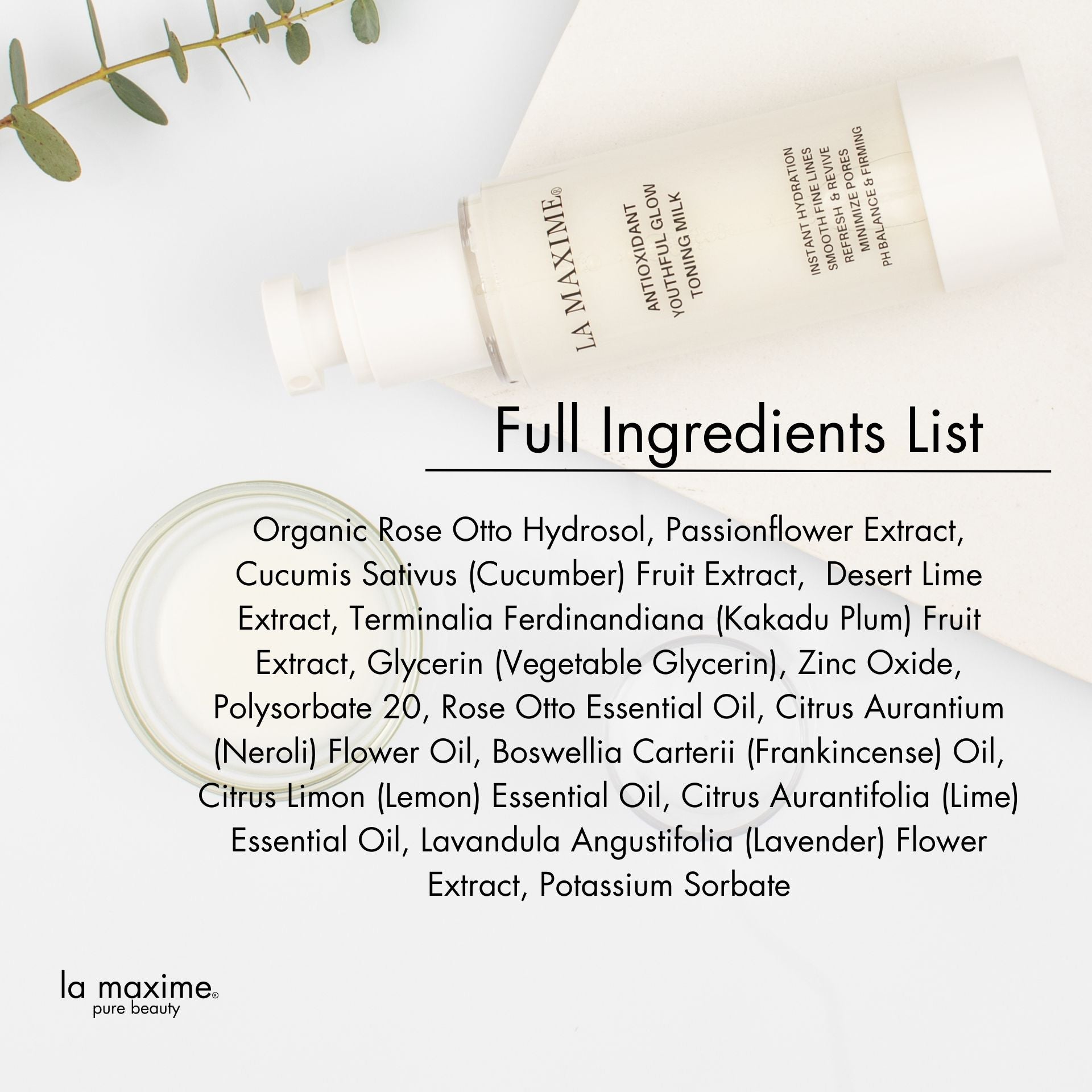 Toning Milk Full Ingredients List