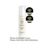 Award winning antioxidant night cream by LA MAXIME for deep hydration and skin repair for mature skin