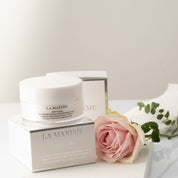 LA MAXIME Dewy  Glowy Exfoliating  Scrub and Hydrating Mask luxury skincare product 