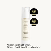 LA MAXIME award winning night cream Beauty Shortlist Awards winner supporting overnight repair for mature skin