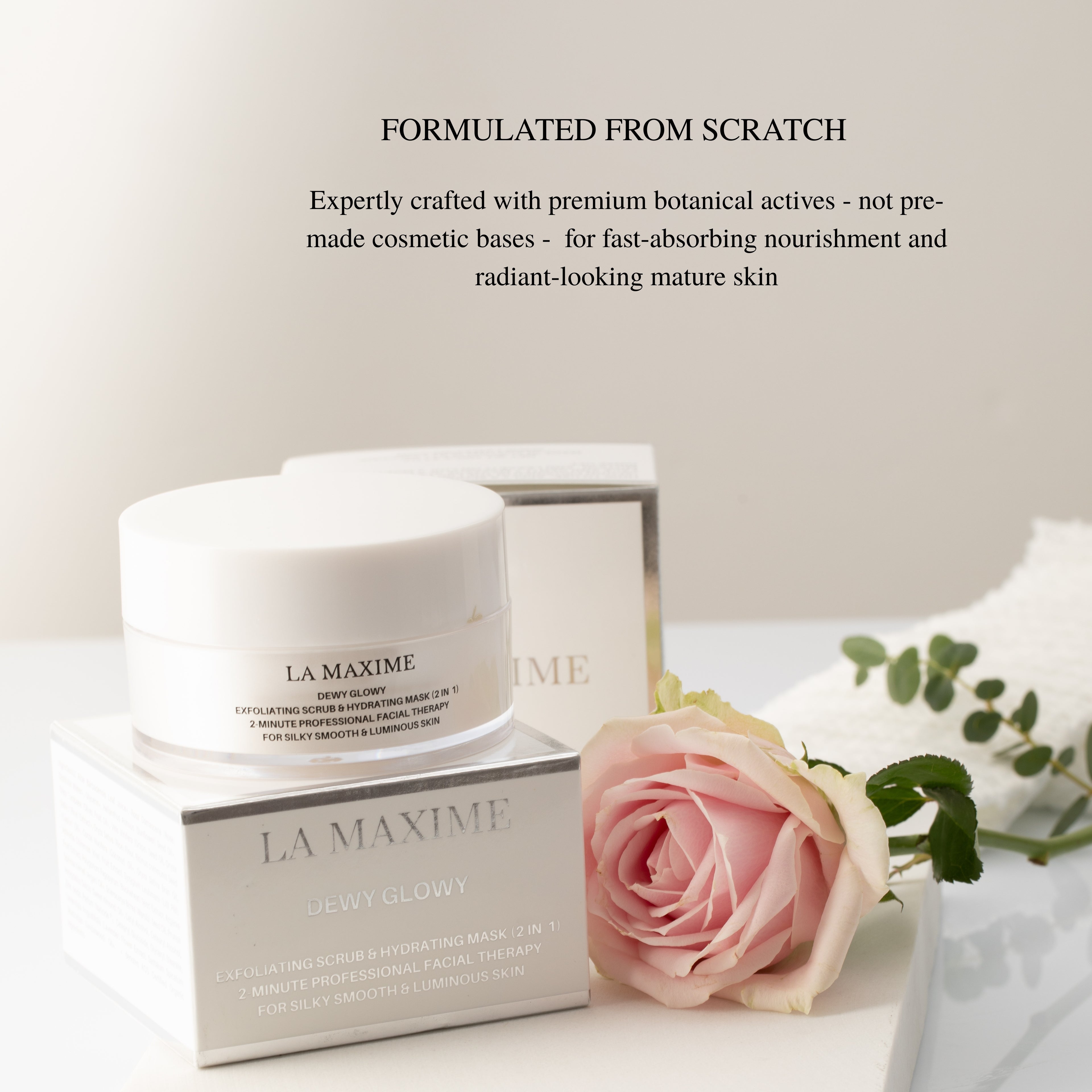 Dewy Glowy Exfoliating Scrub & Hydrating Mask (2 in 1)