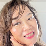 Mature skin with natural glow and smoother under-eye area after using anti-aging eye cream