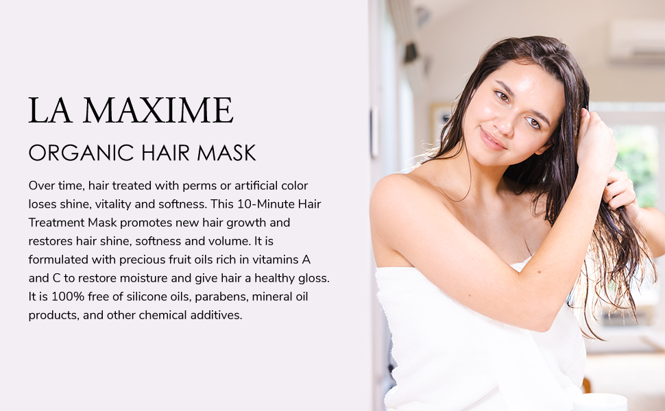 Organic Hair Mask 10-minute Professional Treatment